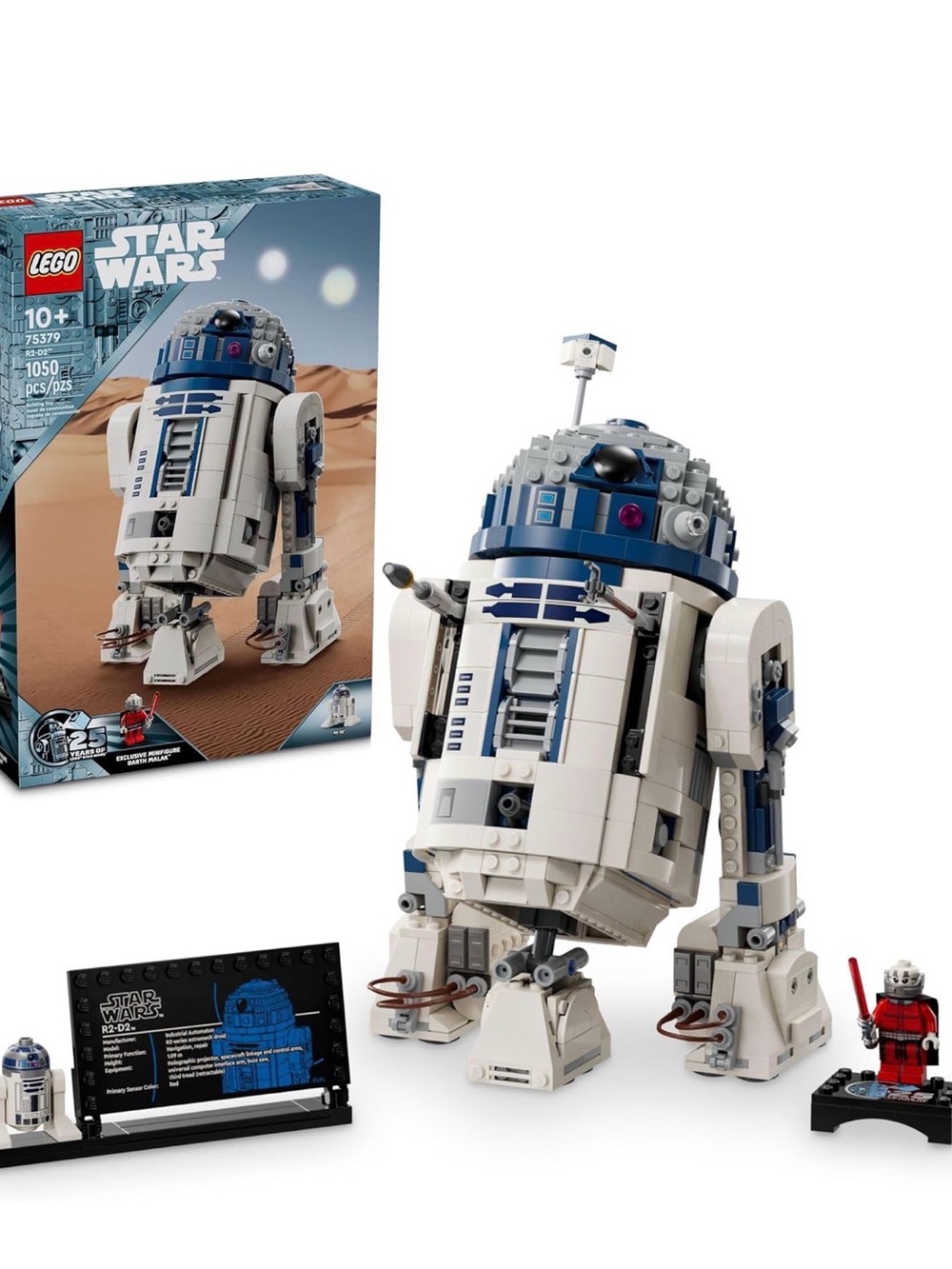 NIB LEGO Star Wars R2-D2 Model Building Toy – White & Blue